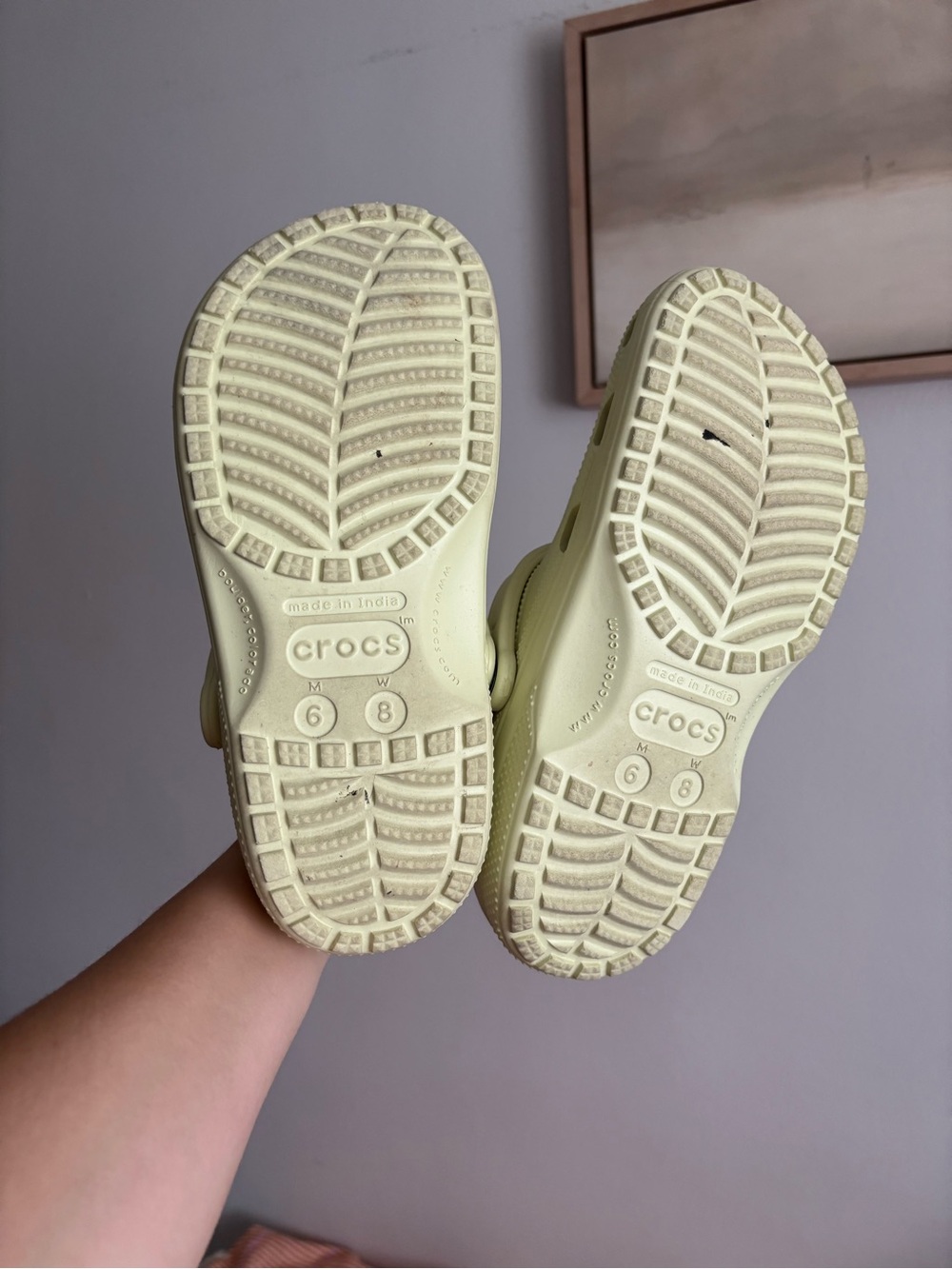 Crocs Light Green Classic Clogs - Picture 4 of 4